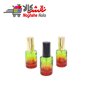 ظرف عطر اسپری 10گرمی سیلندر رنگی (پمپ فلزی )